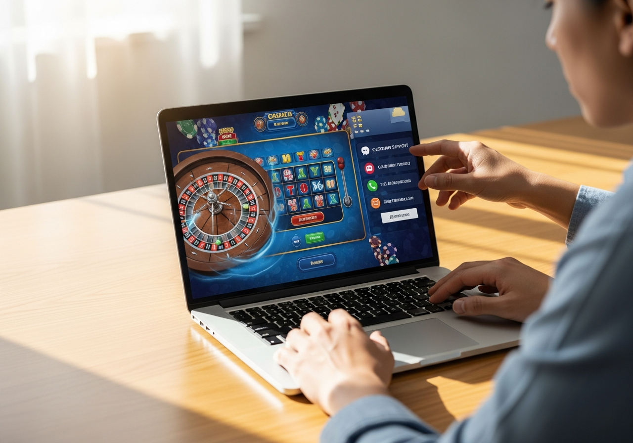 How to report technical glitch in casino game